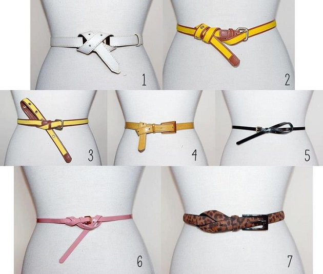ways to wear a belt