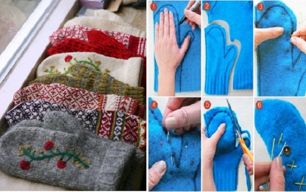 Sweater Mittens