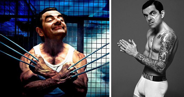 Des gens ont commencé à photoshoper Mr. Bean et c’est à mourir de rire 38 mr bean rowan atkinson photoshop fb5 700 png