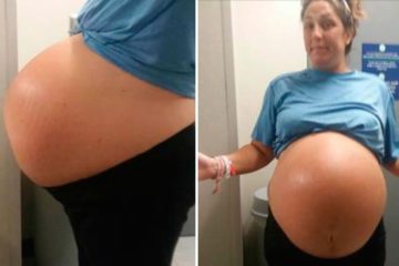 woman gives birth 13 pound baby featured