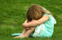 Girl upset
