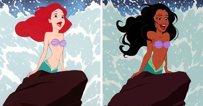 disney cast halle bailey ariel little mermaid fb10 png 700