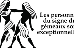 Les personnes du signe du gemeaux sont exceptionnelles