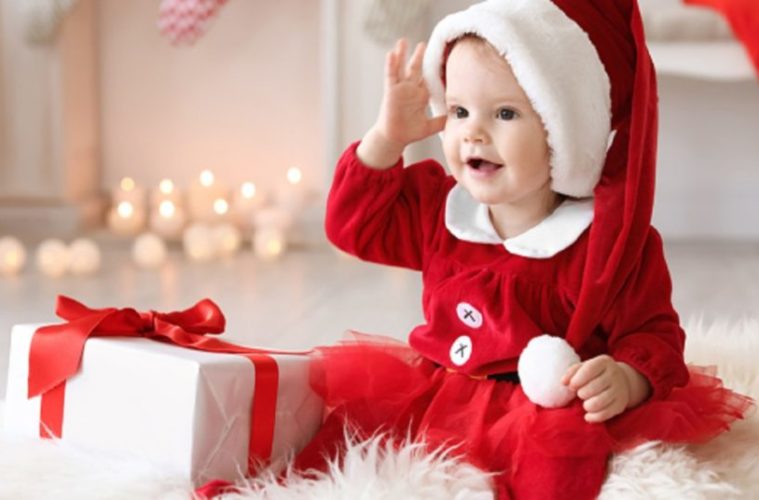 web3 baby girl christmas present festive santa shutterstock 1136698781 1024x536