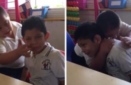 boy down syndrome crying classmate autism video fb4 png 700