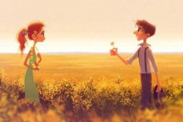 man offering a flower to a girl 600x338 1